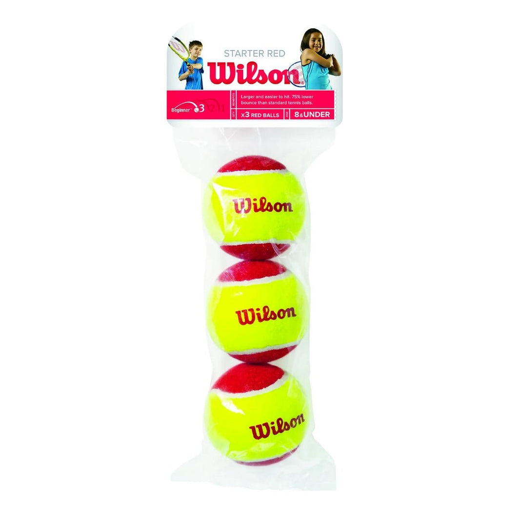 Wilson Starter Tour Red Tennisball 3 Pack