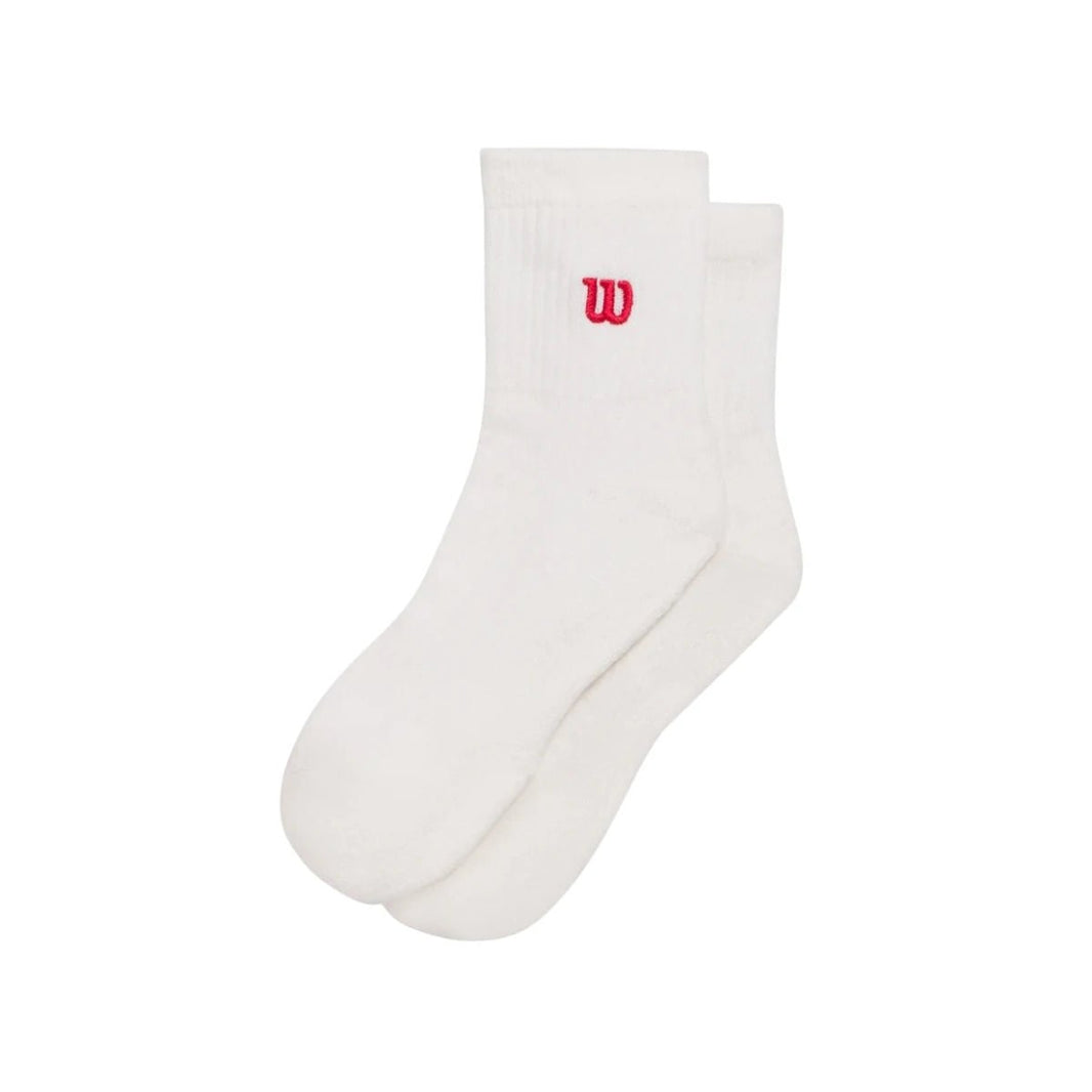 Wilson U Quarter-Length Sock White